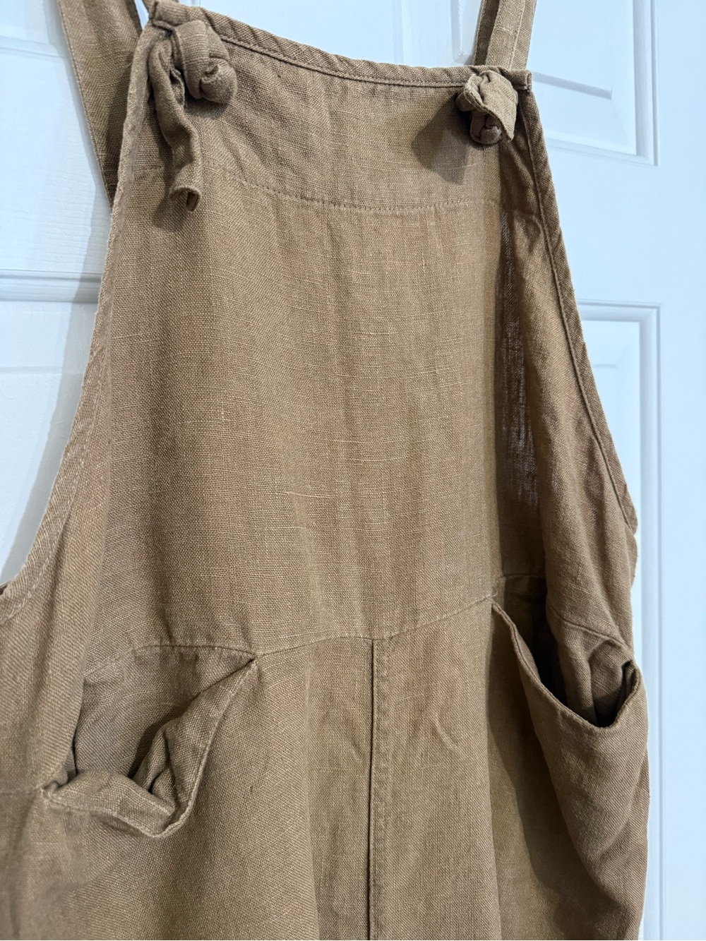 Beaton Linen overalls jumpsuit 100% linen slow fashion natural clothing - Picture 4 of 10